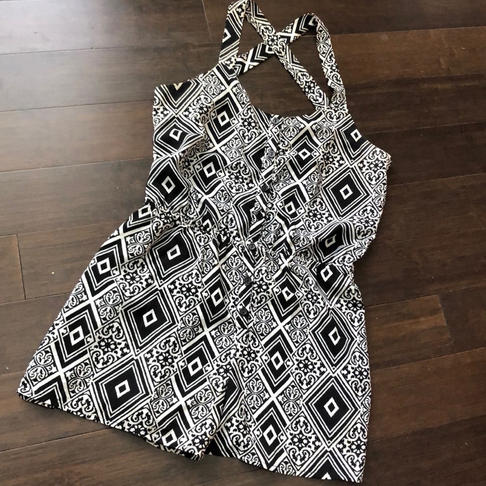 Magazine shorts jumper romper!  EUC!